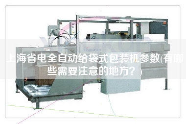 上海省電全自動(dòng)給袋式包裝機(jī)參數(shù)(有哪些需要注意的地方？)
