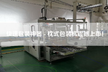 快速包裝神器 - 枕式包裝機震撼上市！