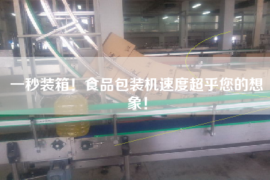 一秒裝箱！食品包裝機(jī)速度超乎您的想象！