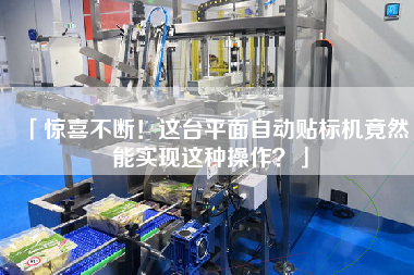 「驚喜不斷！這臺平面自動貼標機竟然能實現(xiàn)這種操作？」