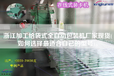 浙江加工給袋式全自動包裝機廠家現(xiàn)貨(如何選擇z適合自己的型號)。