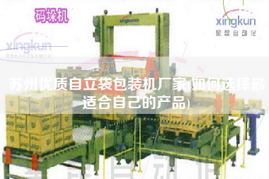 蘇州優(yōu)質(zhì)自立袋包裝機廠家(如何選擇z適合自己的產(chǎn)品)